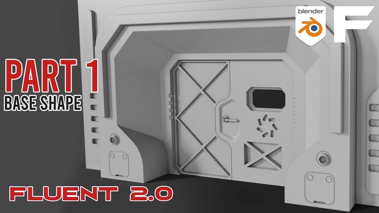 Fluent 2.0 Beginner Essentials - Base Shape (Blender Addon) Part 1