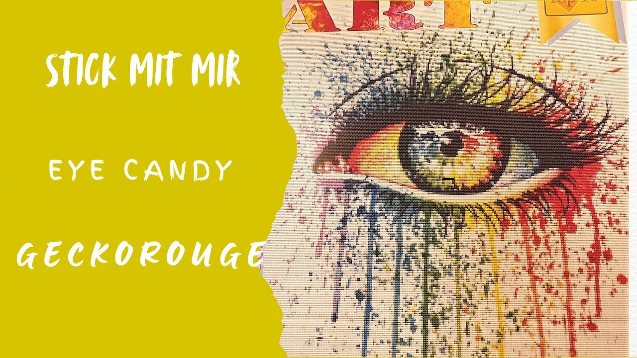 🪡Sticken# GeckoRouge# Eye Candy# Kreuzstich