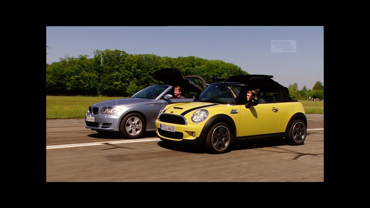BMW 1er Cabrio gegen Mini Cabrio (aus dem Archiv) - Throwback Thursday | auto motor und sport