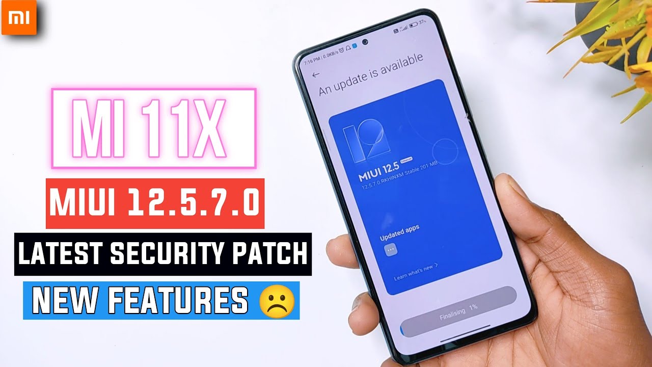 Mi 11X New Update MIUI 12.5.7.0 Rollout Start With Latest Security Patch And New Features ☹️