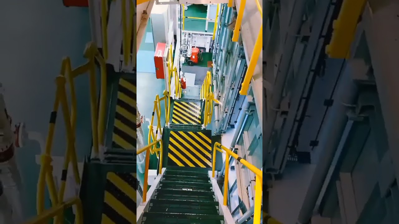 Engine room of a sea going ship....