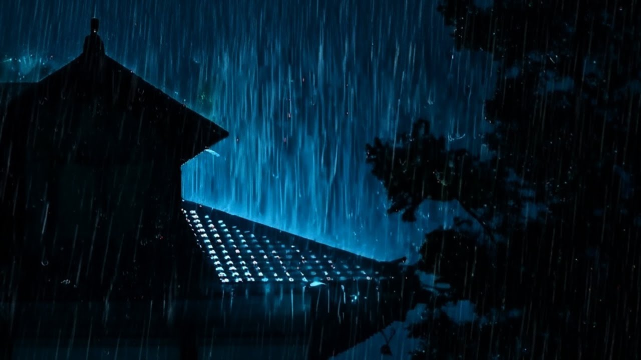 Relaxing Heavy Rain Sounds for Sleeping | Fall Asleep Fast Tonight