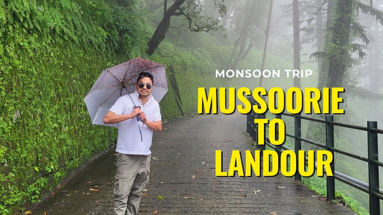 Mussoorie to Landour - In heavy rain|| August 2025 || Weather update || wadhwa&rsquo;s vlog