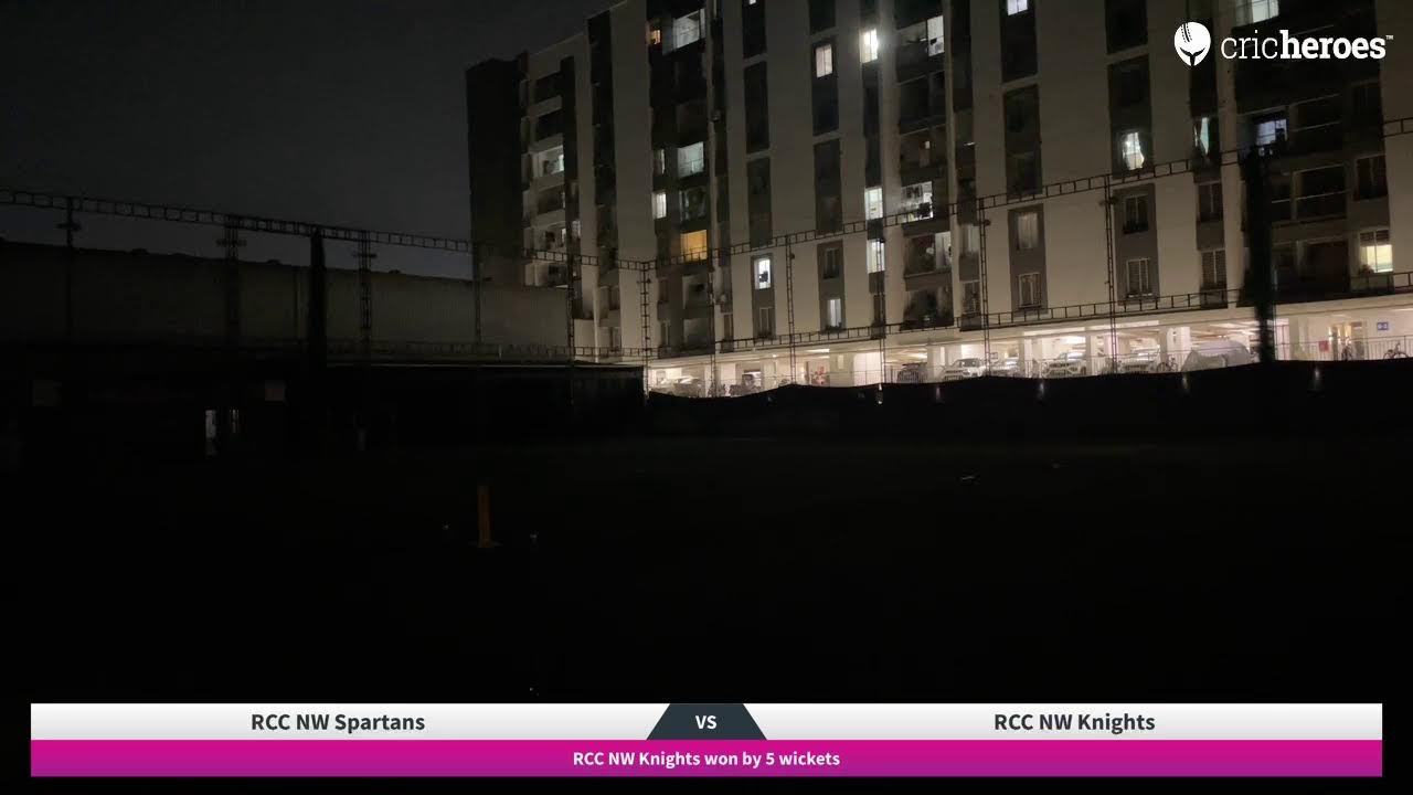 RCC NW Knights vs RCC NW Spartans | Night Group By RCC(League Matches) | Live - Pune MatchDay Aren…