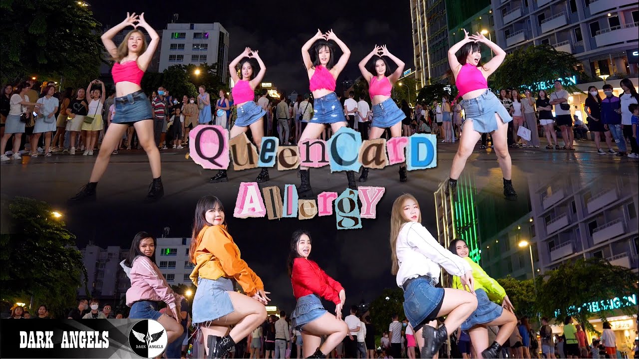 [Kpop In Public - 1TAKE] (G)I-DLE ((여자)아이들) - 'ALLERGY x QUEENCARD' Dance Cover | DARK ANGELS