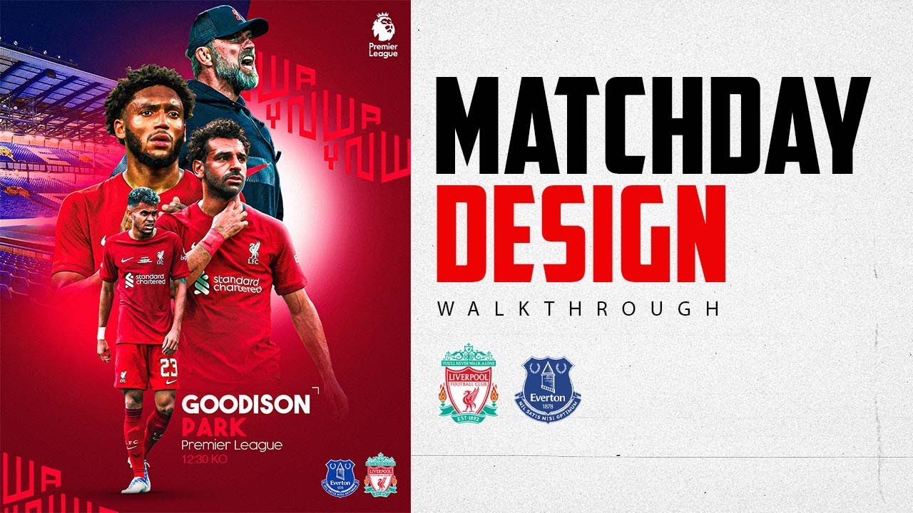 Пошаговое руководство по дизайну Matchday | Photoshop | БЕСПЛАТНЫЙ PSD 🔥