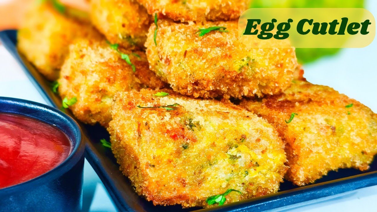 Healthy Egg Cutlet | 10 Minute Protein Nashta Recipe