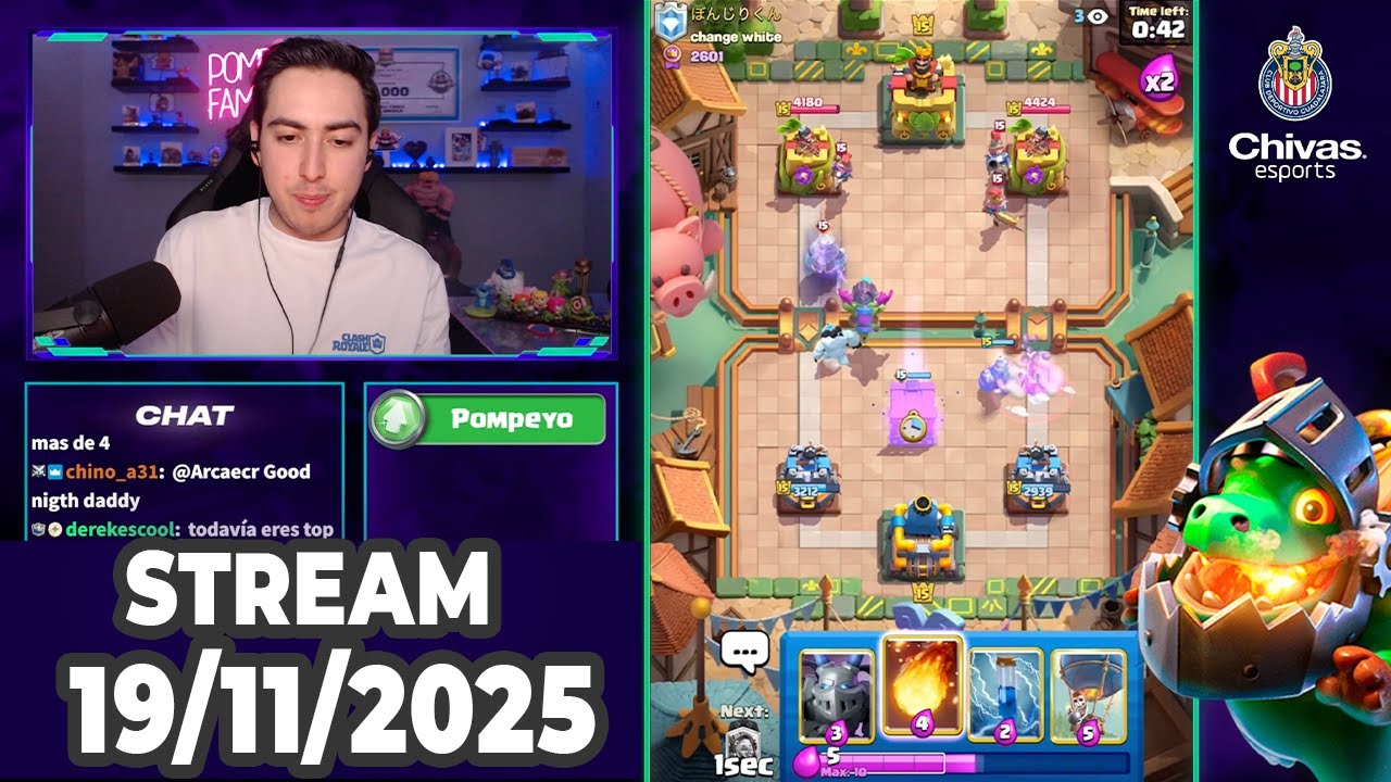 TOP 1 DEL MUNDO CON POMPEDECK! PUSH CUENTA MINI DE CHILL | Pompeyo4