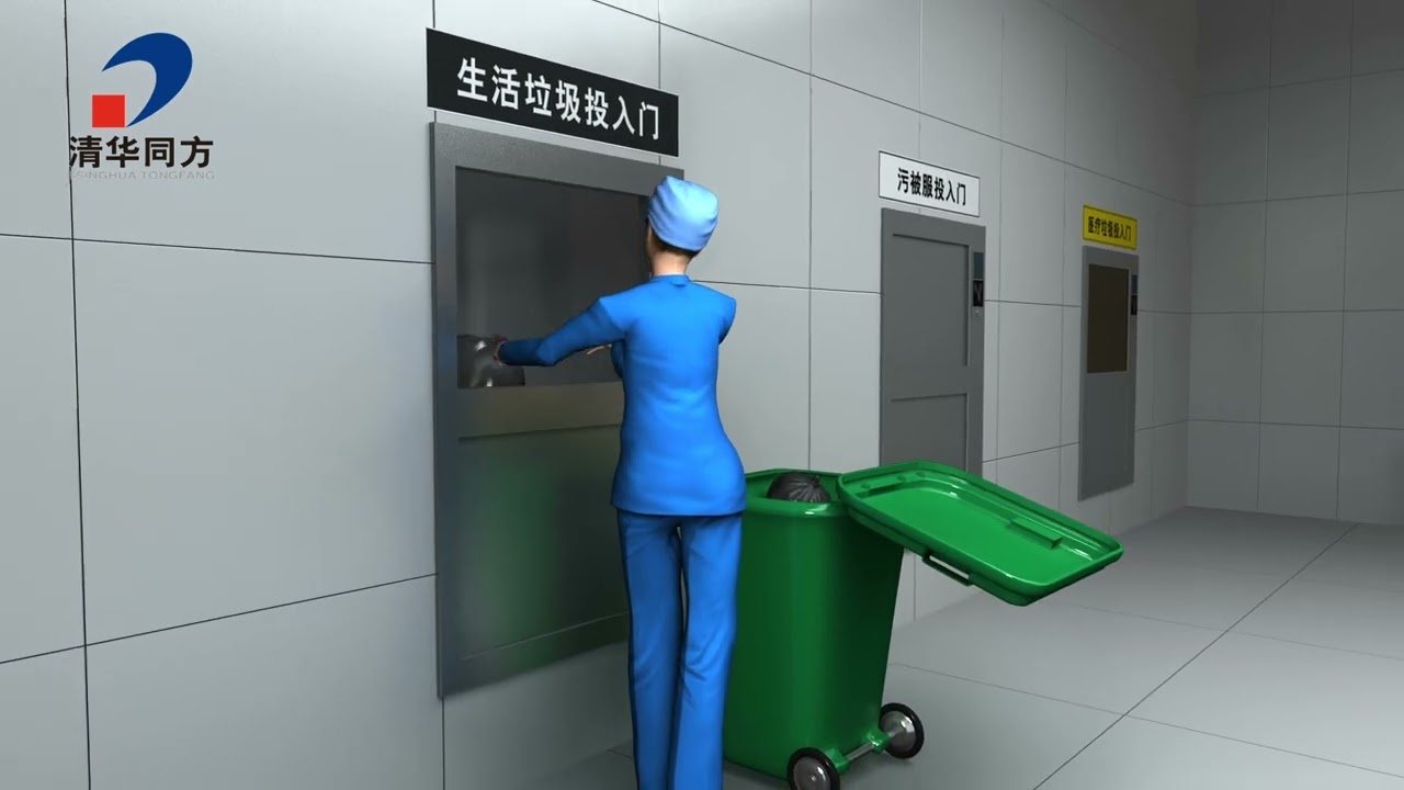 Revolutionizing Hospital Waste Management: AI-Driven Chute System for Medical Waste, Laundry & Trash