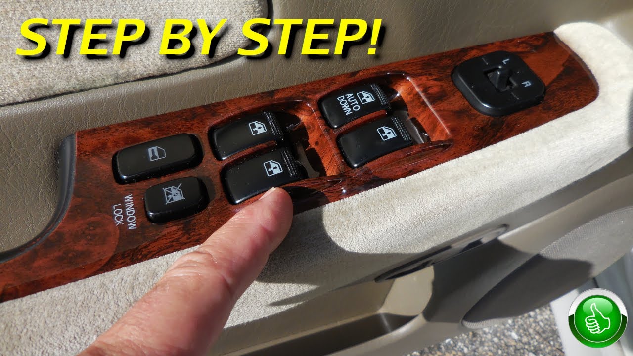 Faulty Power Window & Door Lock Switch Replacement ~ EASY? (You Bet!)