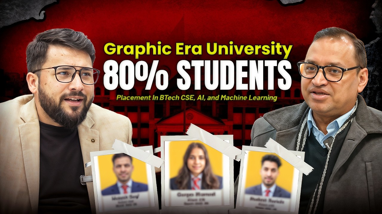 80% Students Placement kaise? | Graphic Era Deemed to be University #jee #jeemains2026