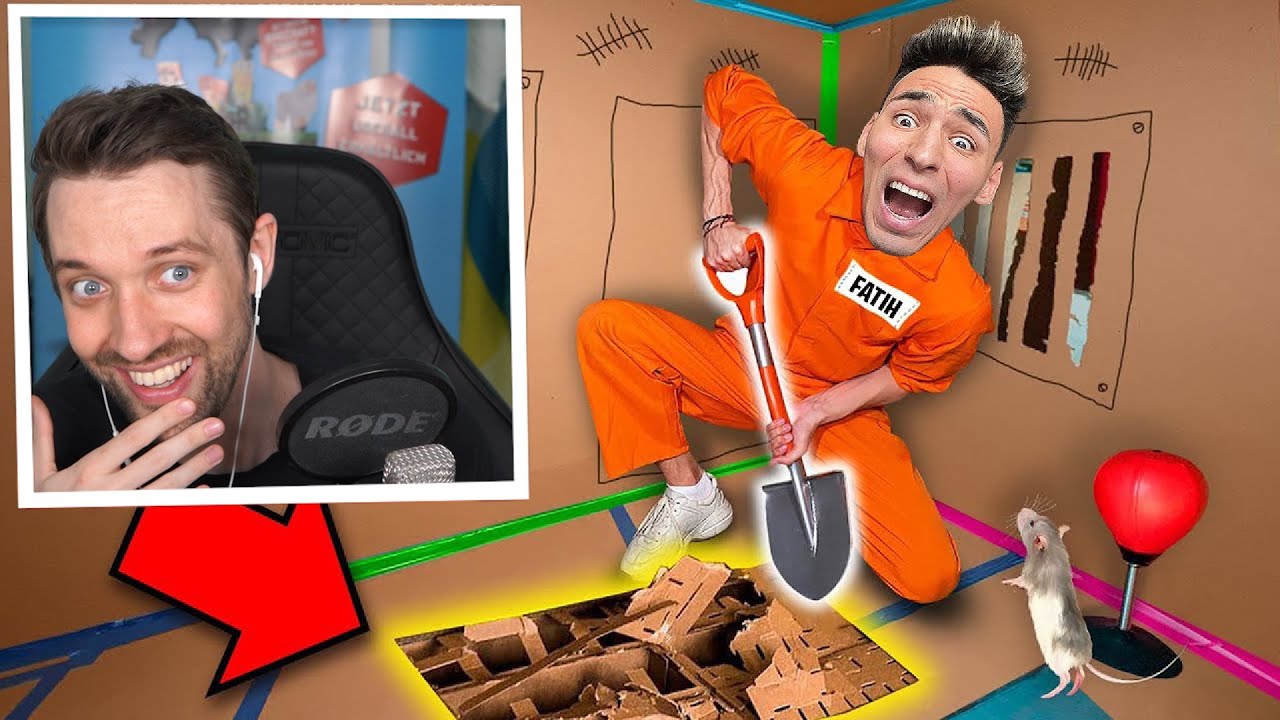 Benx REAGIERT auf FLUCHT aus dem KARTON GEFÄNGNIS!