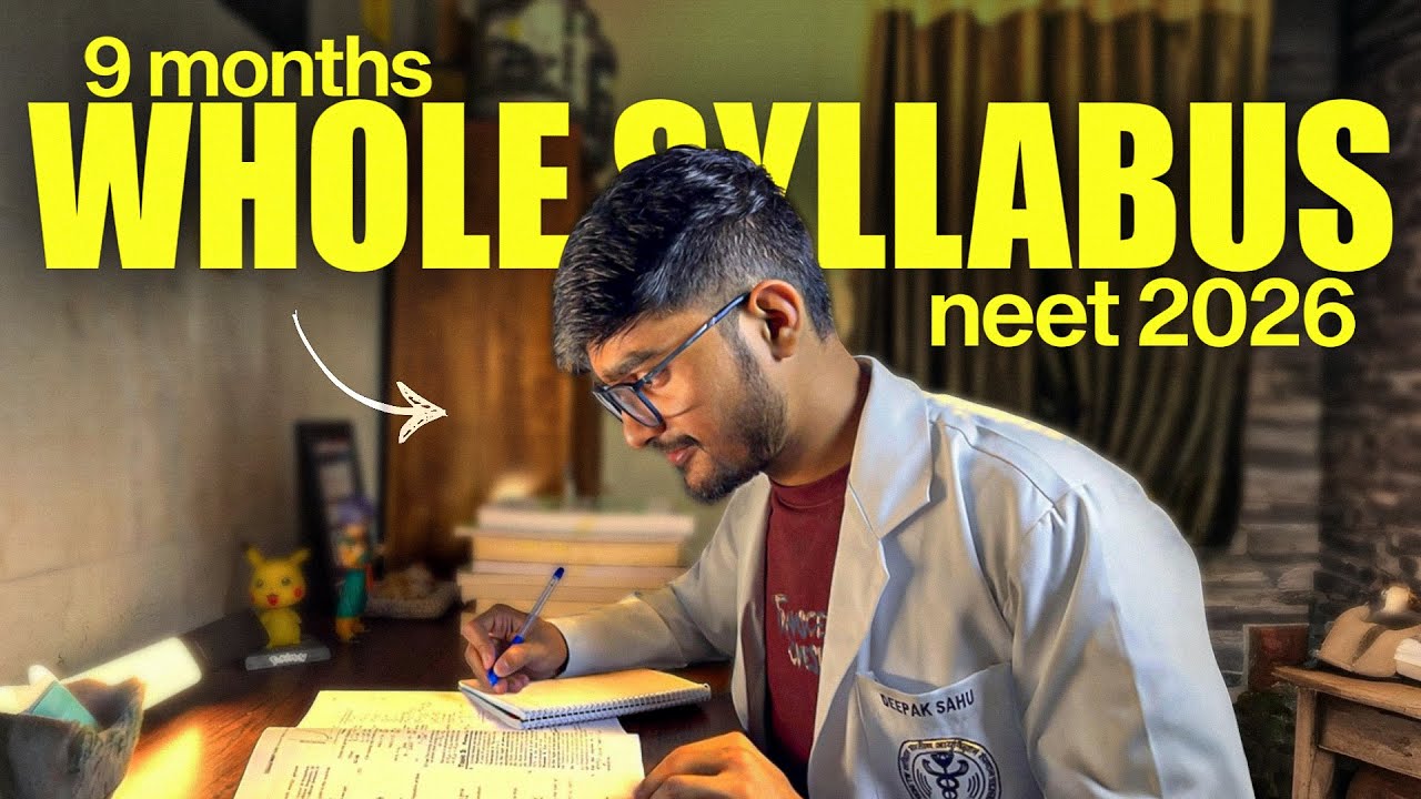 ZERO to AIIMS🔥BEST WAY TO COMPLETE WHOLE SYLLABUS IN LAST 9 MONTHS ✅ 