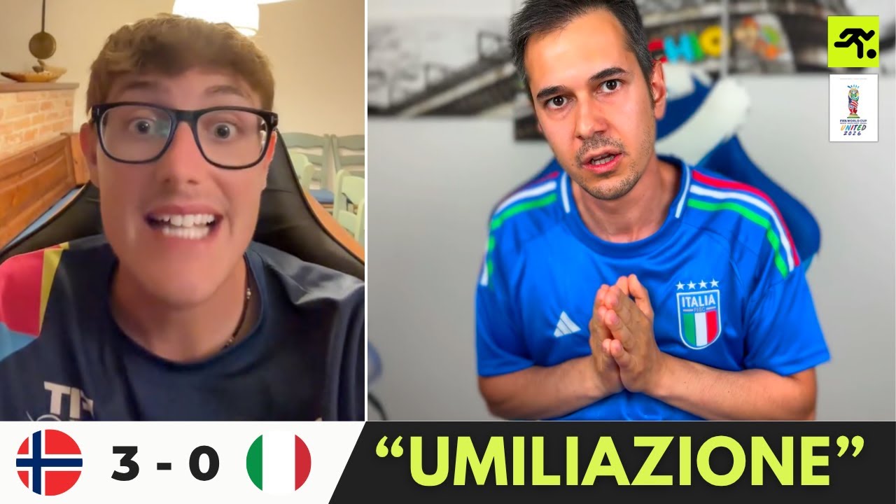 NORVEGIA ITALIA 3 0 | TIFOSI ITALIANI IMBUFALITI: “SI DEVE DIMETTERE STASERA…” | TIFOSIAMO