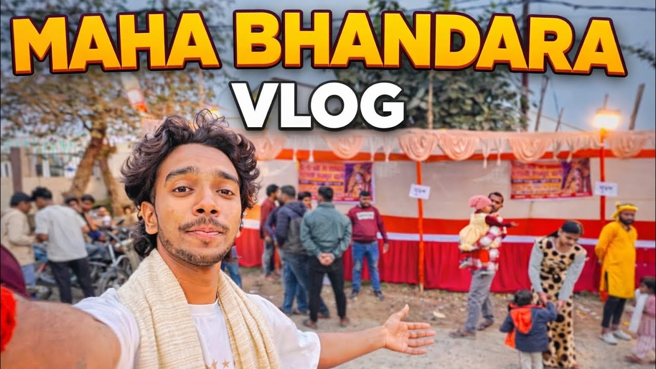 || MAHA BHANDARA VLOG || ✅🙌🏻#vlog #bhandara #matarani❤️