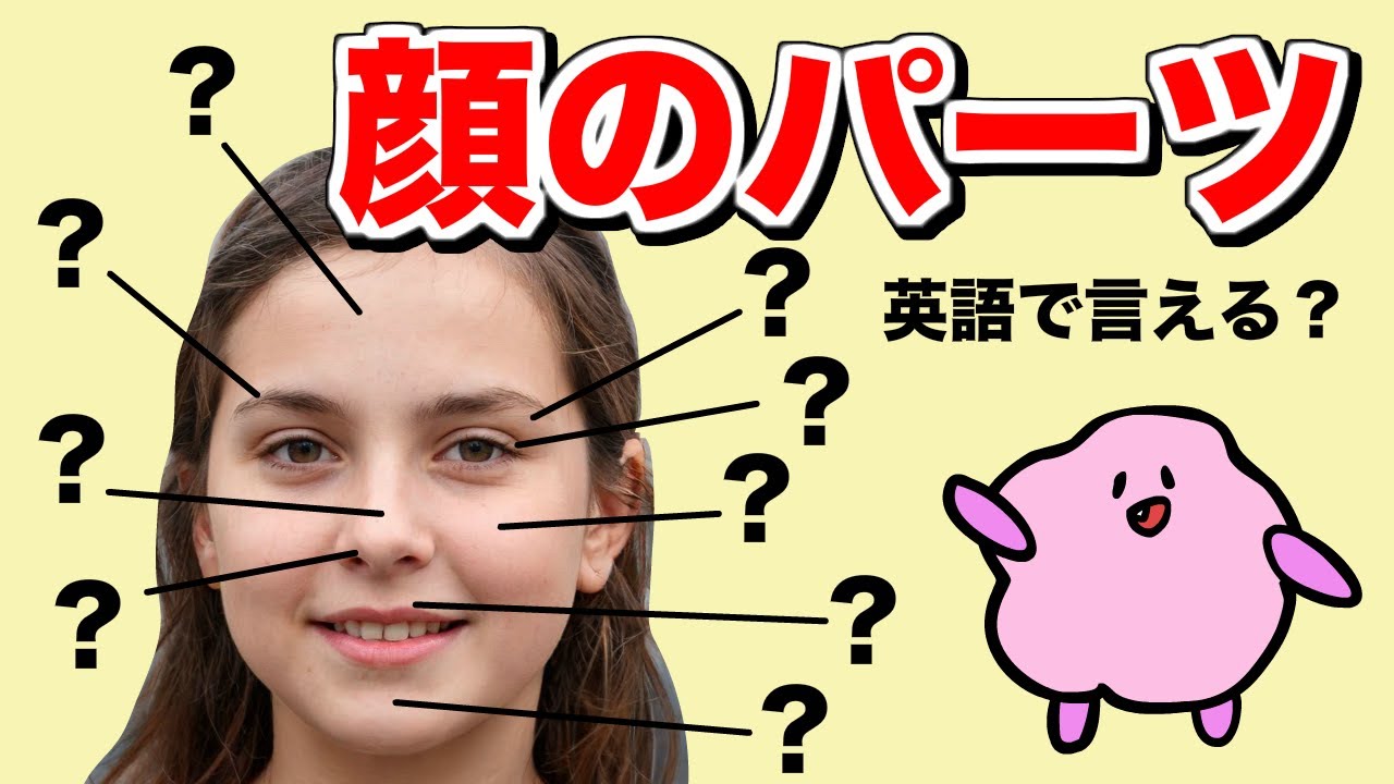 【意外に言えない】 目、鼻、口だけじゃない。しわ、ほくろ、にきびなど顔のパーツの英語の言い方 [#394]