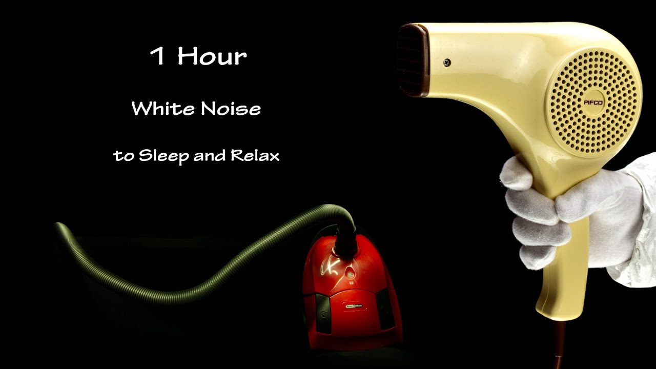 Hair Dryer Sound 207 and Vacuum Cleaner Sound | ASMR | 1 Hour Shortened Version