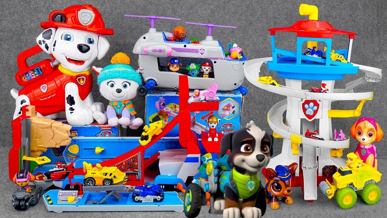 PAW Patrol Toys Unboxing Series | PAW Patroller True Metal Transforming Vehicles Set| Helicopter Toy