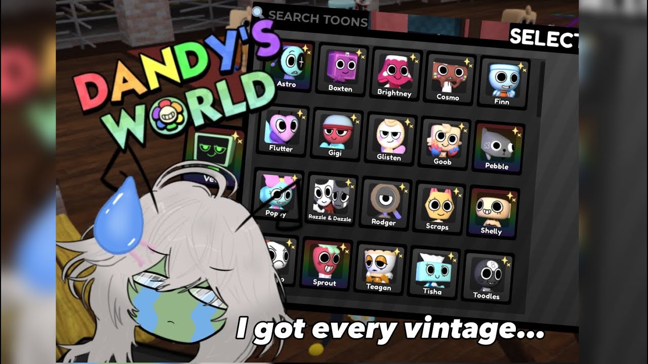 Getting every vintage in Dandy's World! | Roblox Dandy's World (this took hours)