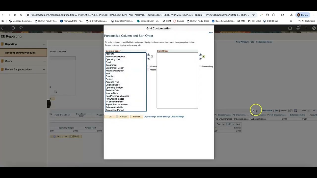 FMS Account Summary Inquiry (ASI): 10-Minute Setup for Chairs, OPDs, and Staff