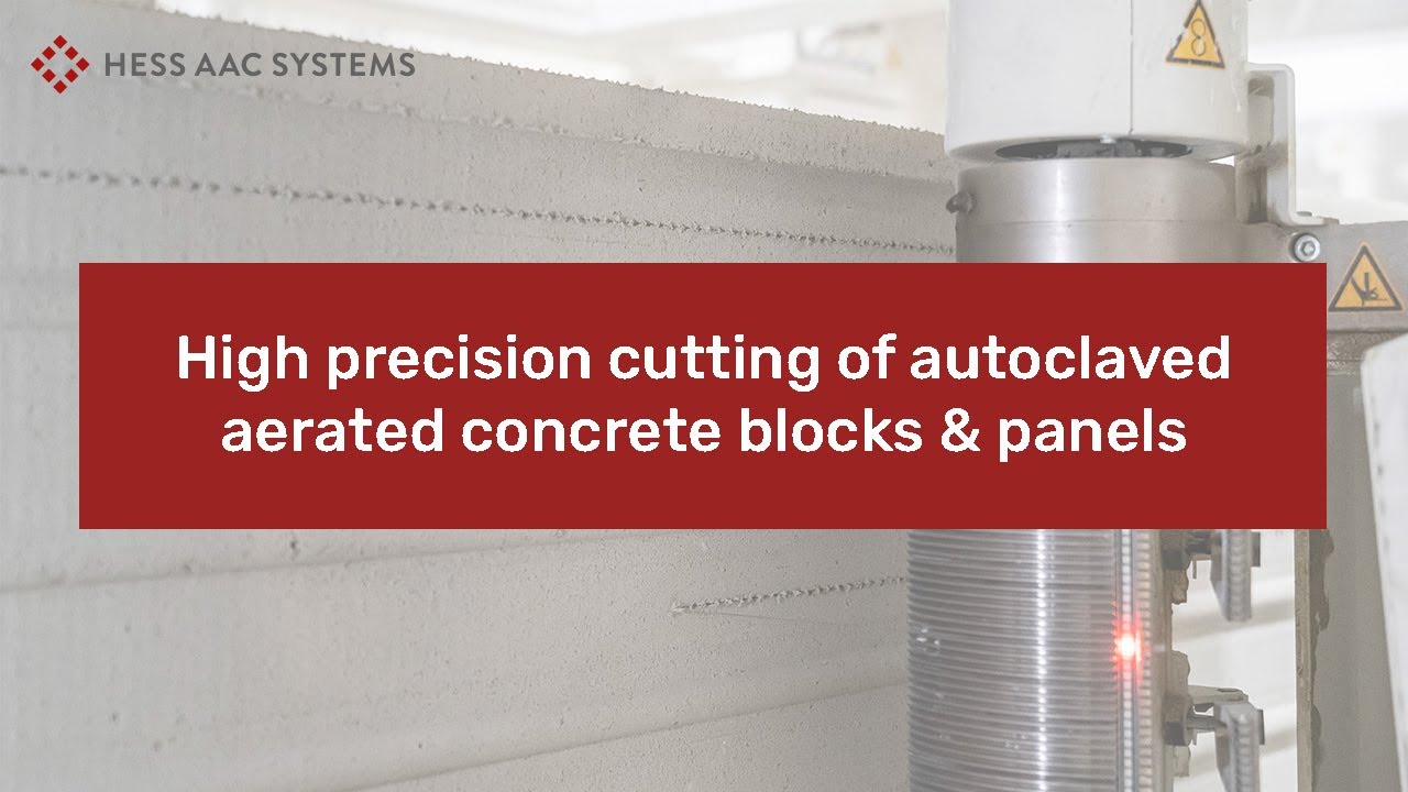 The highest precision cutting available for AAC production