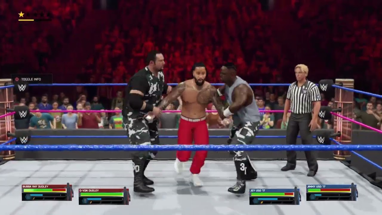 WWE2K25- The Dudley Boyz Vs The Usos