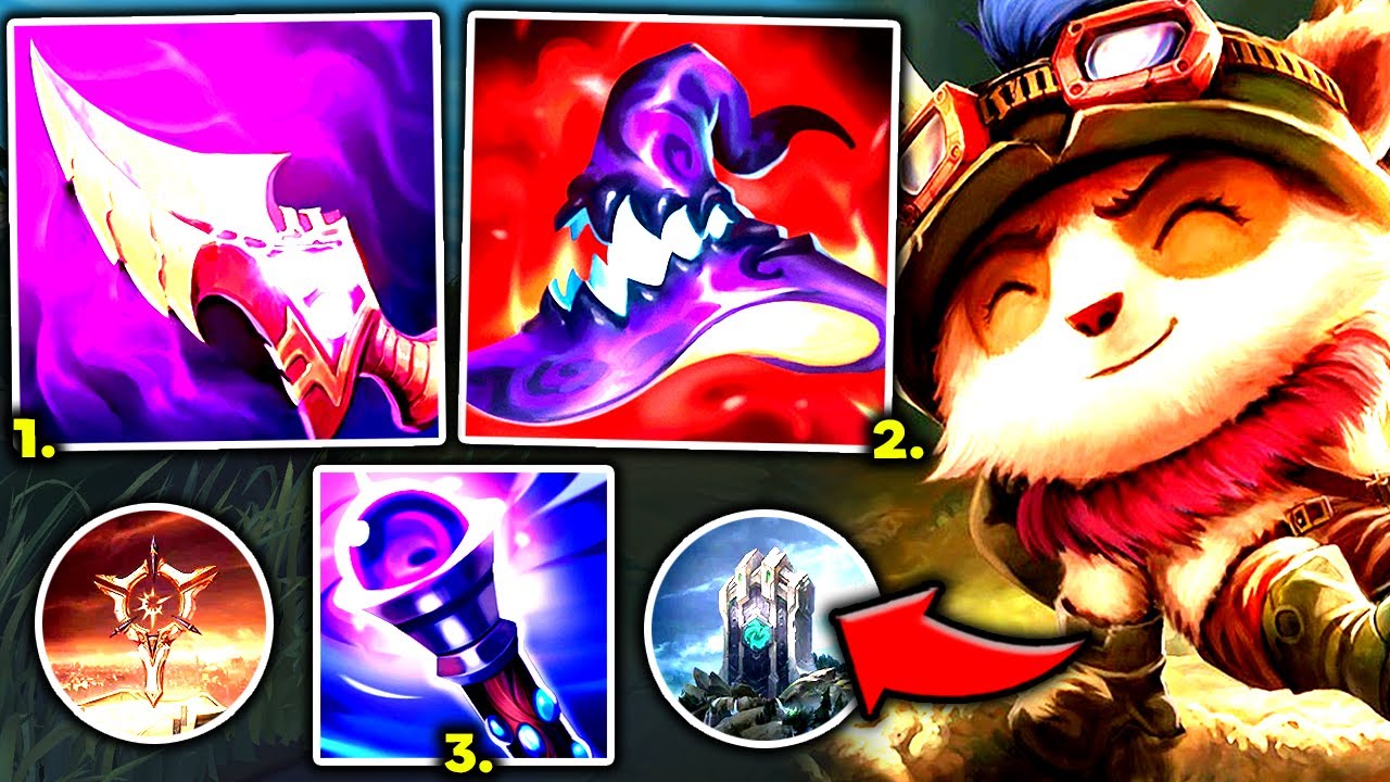 TEEMO TOP BUT I HAVE 1000 AP AND MY (R) DELETES YOU! (AMAZING) - S13 Teemo TOP Gameplay Guide