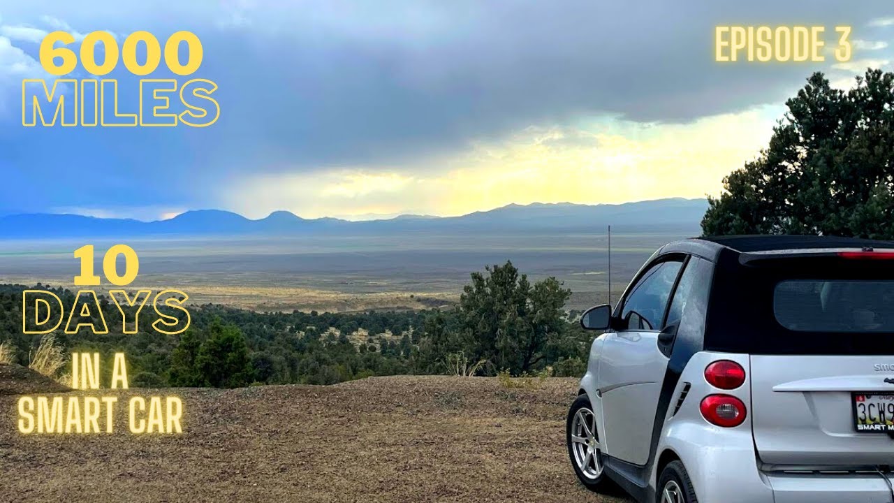 6000 Mile Roadtrip in a Smart Car  (Part 3) - The Loneliest Road in America - Rt50
