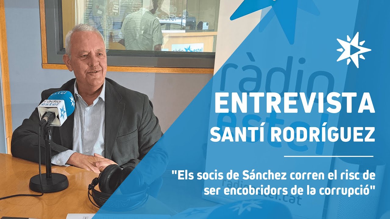 Santi Rodríguez (PP): "Els socis de Sánchez corren el risc de ser encobridors de la corrupció"