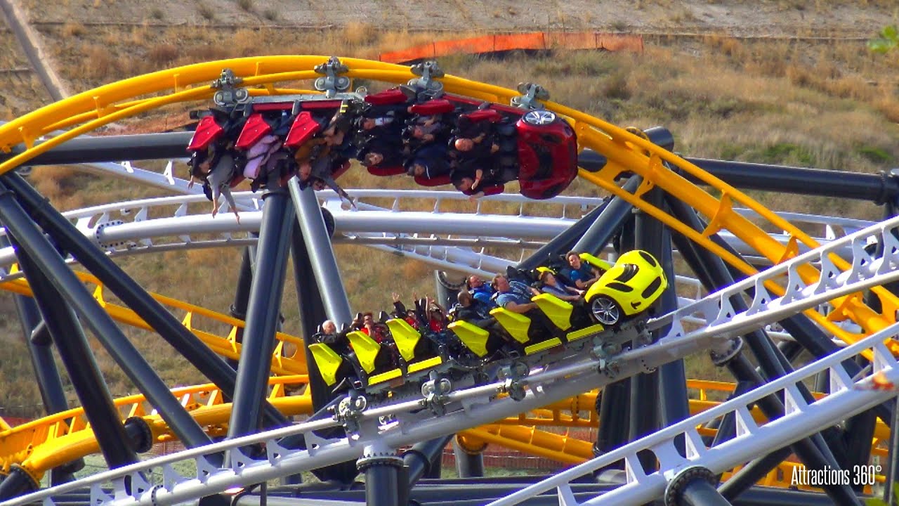 West Coast Racers - Racing Roller Coaster - Six Flags Magic Mountain