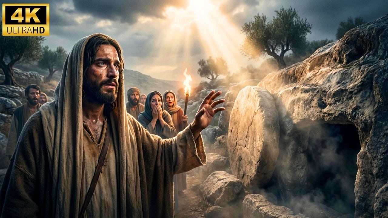 TAK BYŁO RANO w BETANII Minuty Przed Tym, jak JEZUS Zawołał ŁAZARZA — REKONSTRUKCJA AI