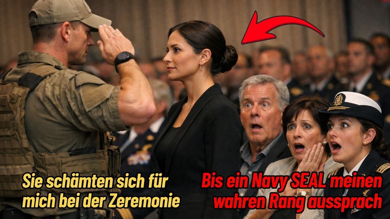 Sie schämten sich für mich bei der Zeremonie - bis ein Navy SEAL meinen wahren Rang aussprach
