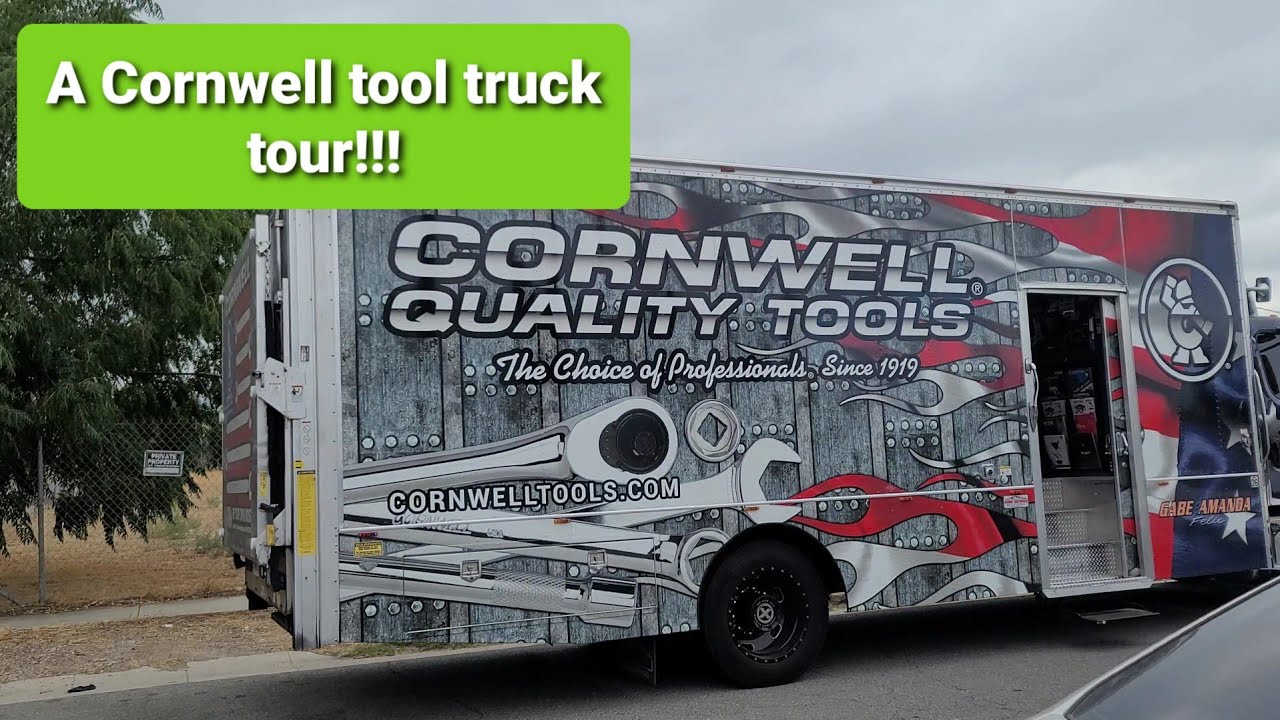 Cornwell Tools tool truck tour!!! And meet Gabe and Amanda Felix!!! This truck is stocked up!!!