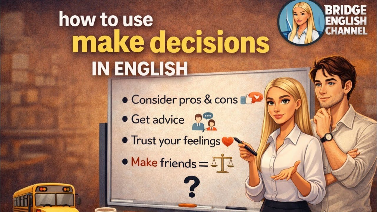 How to Make Decisions in English | Speak with Confidence, Not Stress