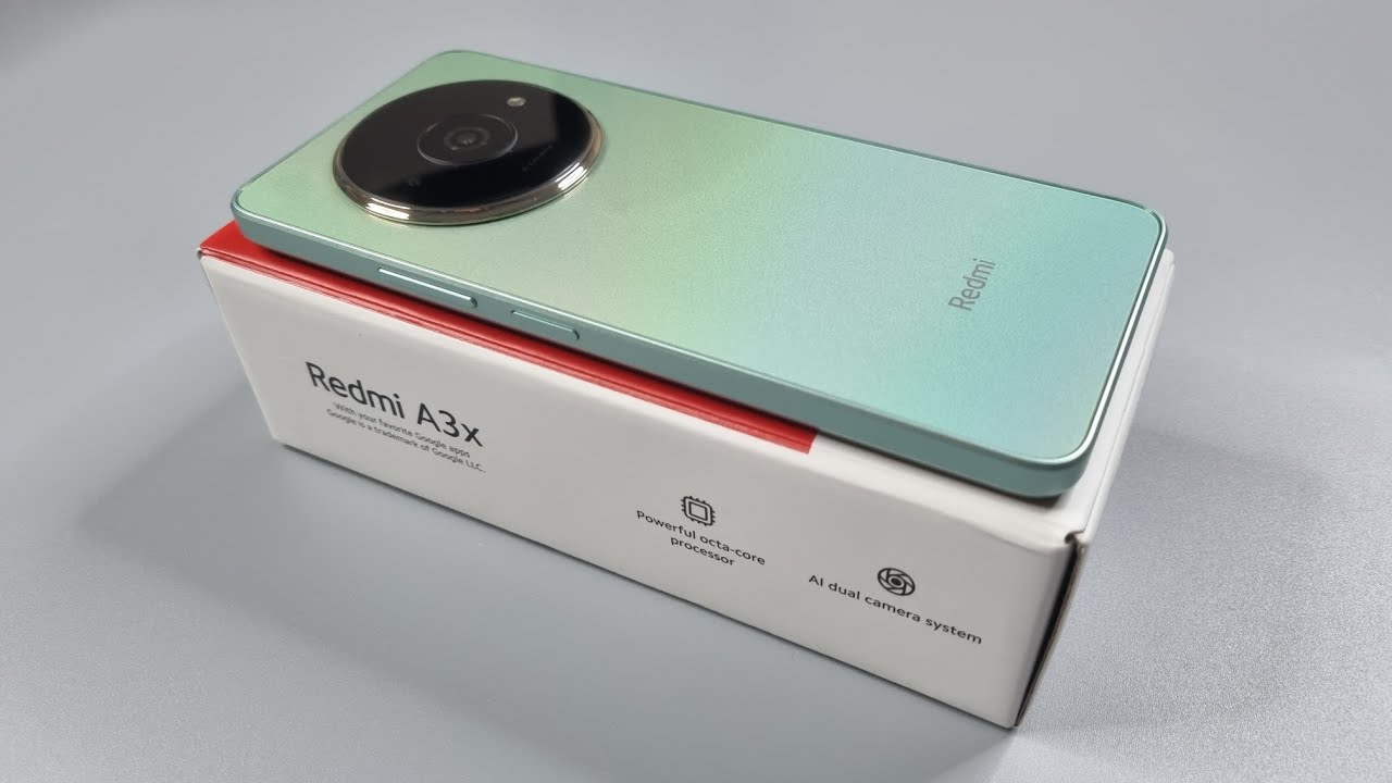 Redmi A3X (Green Color) 3/64 Unboxing - ASMR