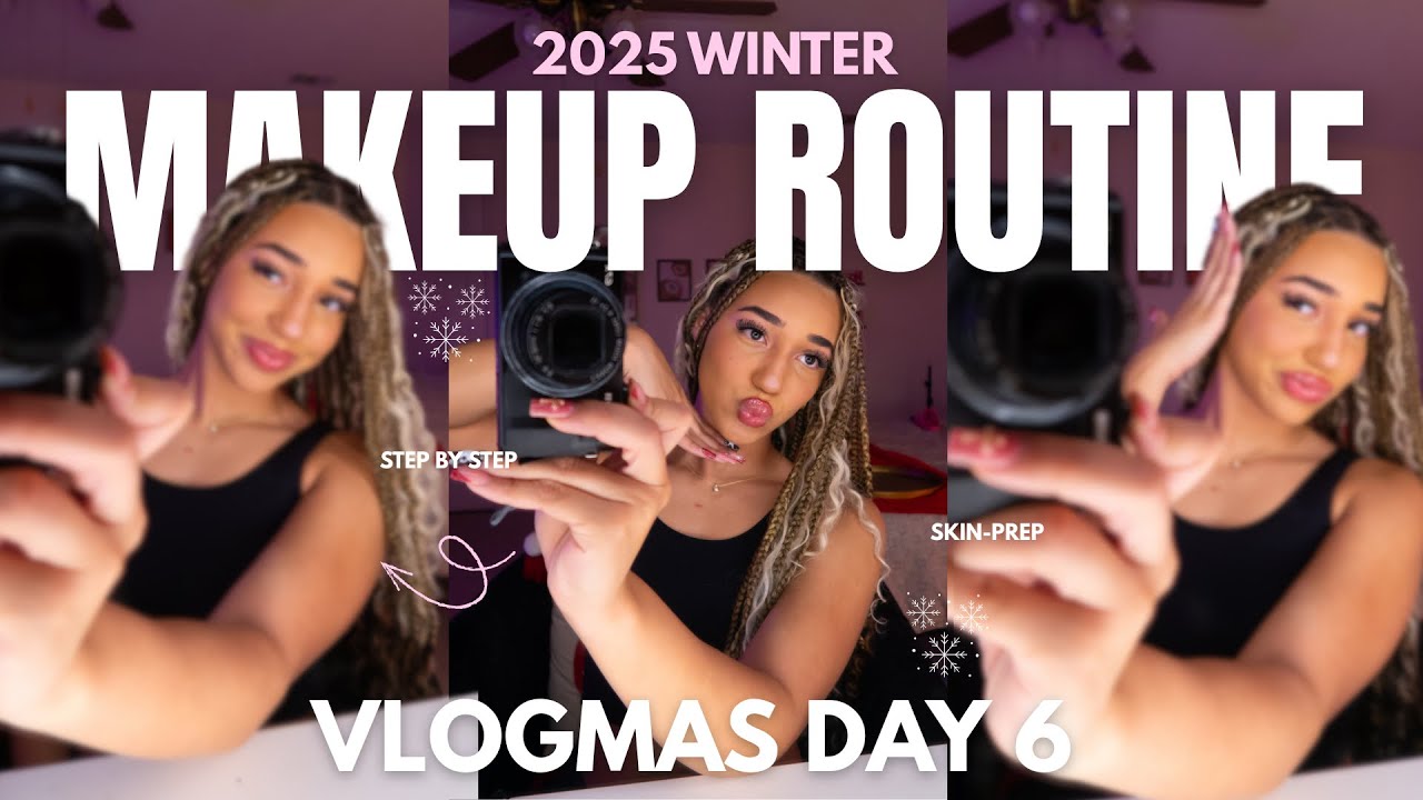 ЗИМНИЙ МАКИЯЖ 2025 | VLOGMAS ДЕНЬ 6❄️💋