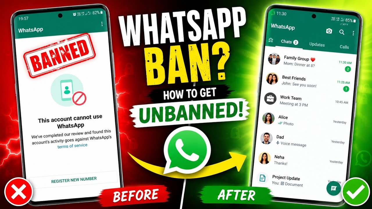 Как снять бан в WhatsApp || Решение проблемы &laquo;Этот аккаунт не может использовать WhatsApp&raquo; 2026