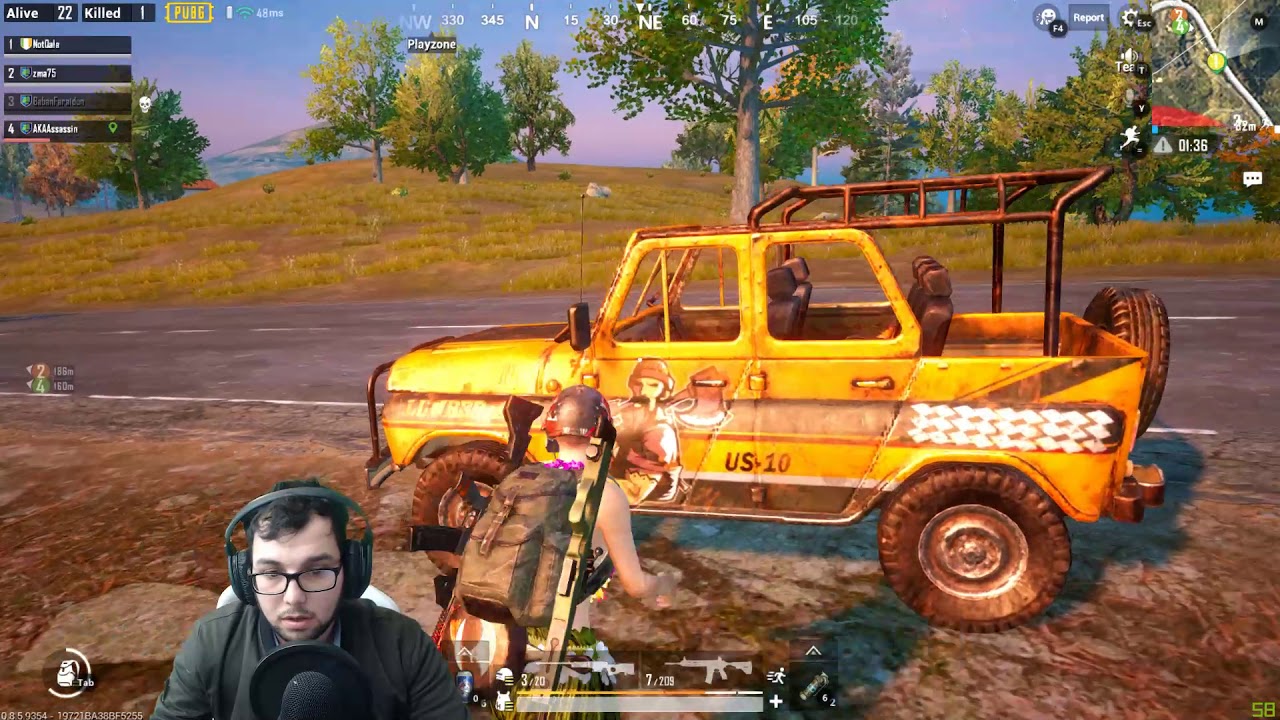 PUBG MOBILE ئاکار زاموای کوشت