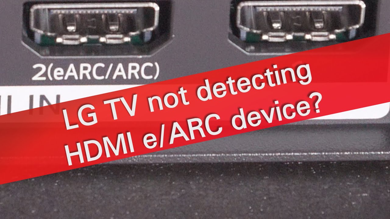 LG TV HDMI ARC nie działa - proste rozwiązanie