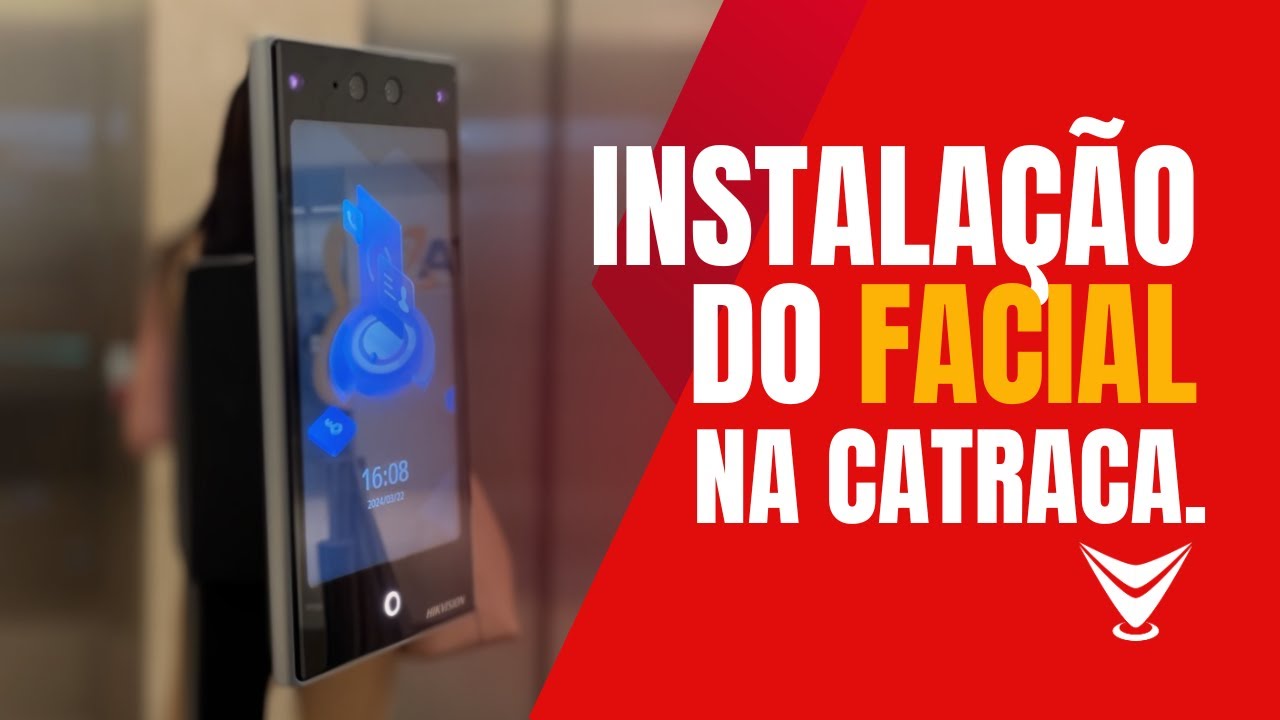 INSTALAÇÃO DO LEITOR FACIAL Hikvision DS-K1T673DX NA CATRACA iDBLOCK Controlid com  - Invitec