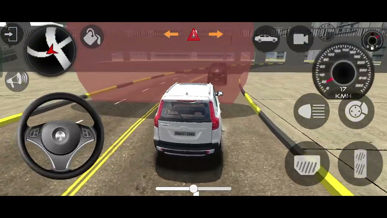 New Scorpio racing car white viral video 📷 racing car white viral video 📷