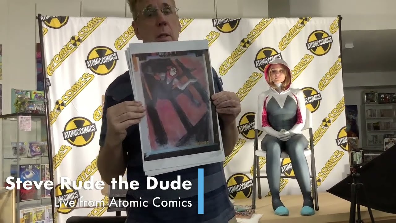 Step-by-Step Pastel Demonstration at Atomic Comics