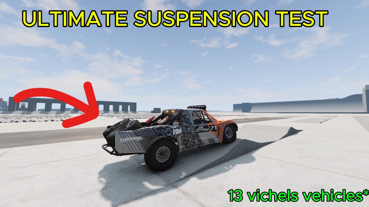 ULTIMATE SUSPENSION TEST | BeamNG.drive Suspension Test