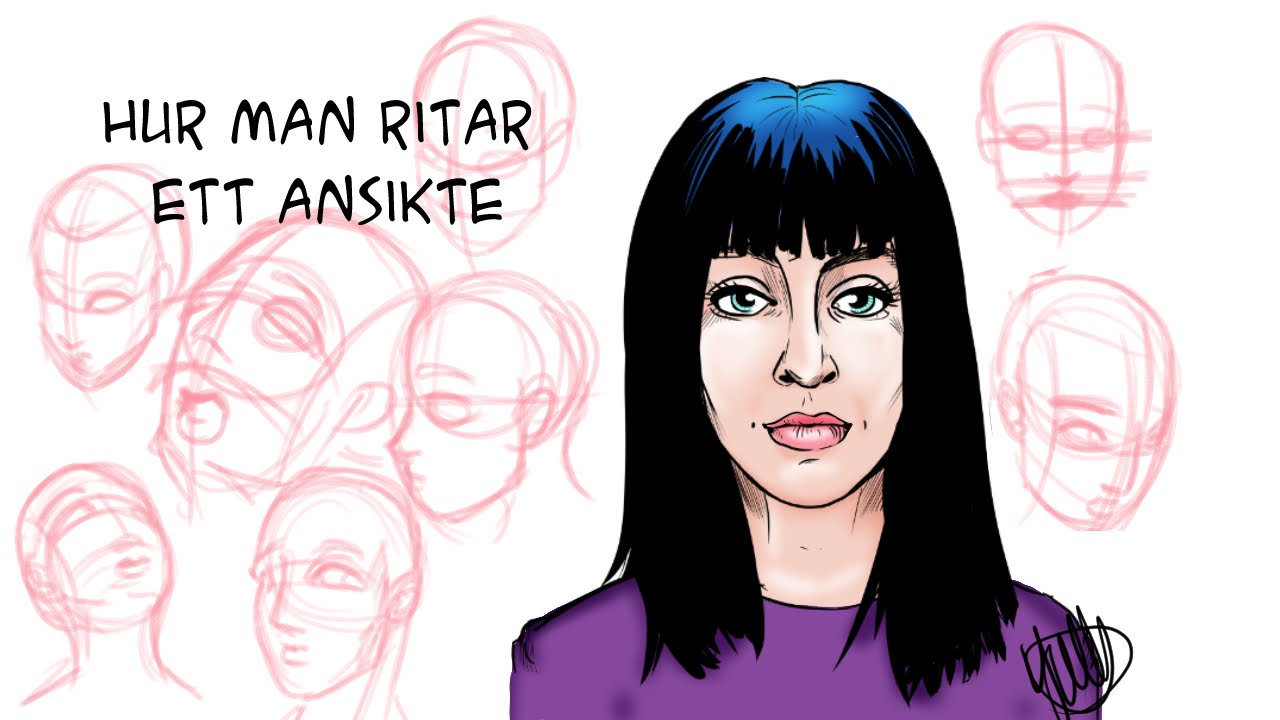 Hur man ritar ett ansikte