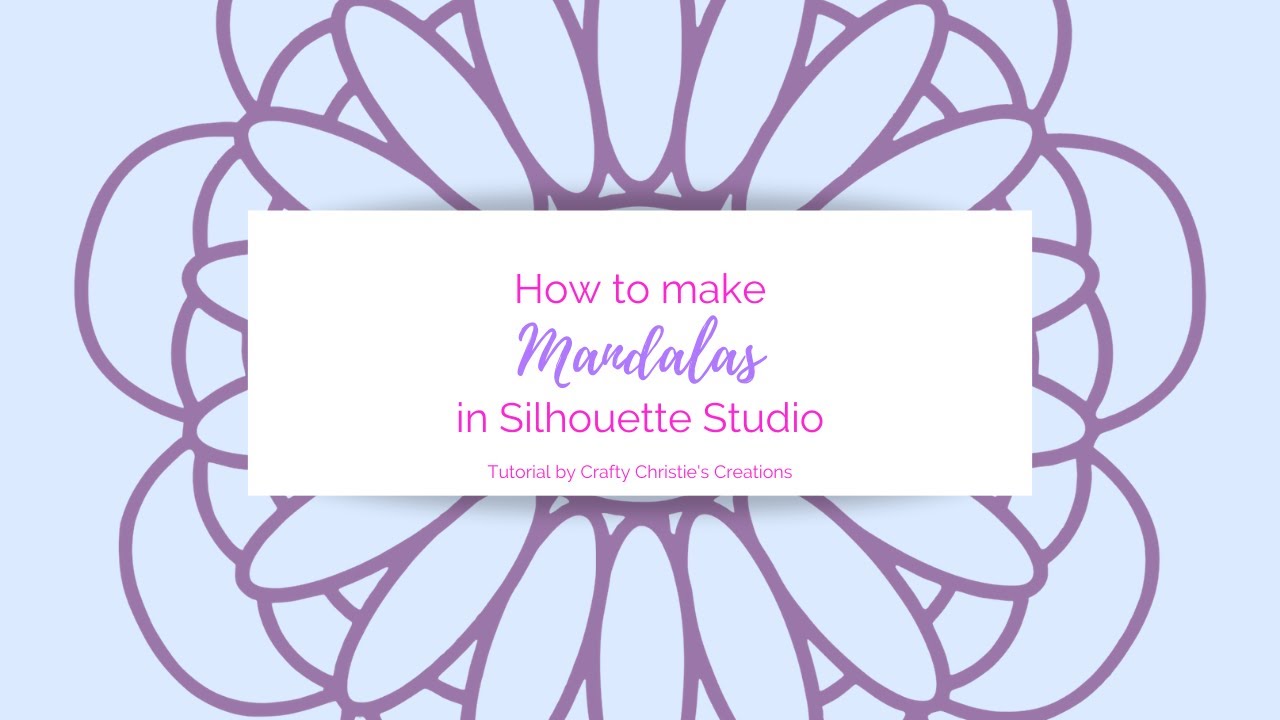 How to make mandalas in Silhouette Studio