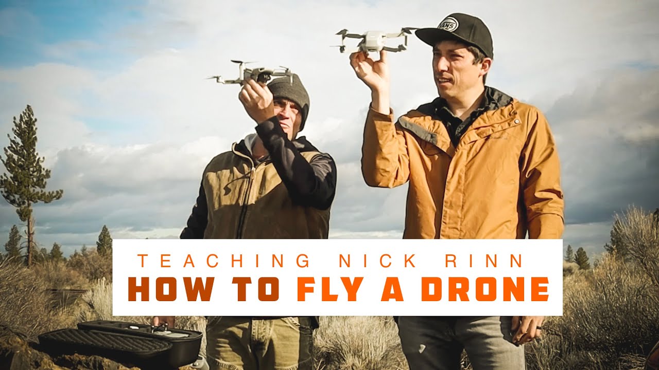 Teaching Nick Rinn how to fly a Drone!