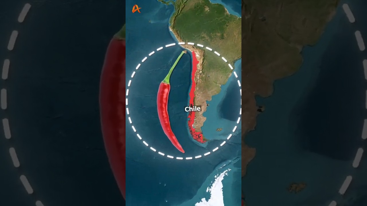 Chile: The Most Unique Country in the World 🇨🇱 #facts #chile #mapping