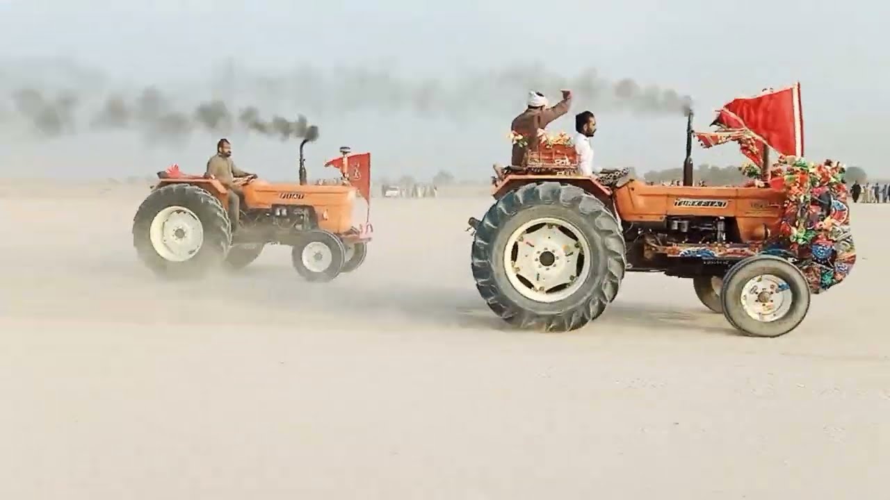 Fiat Tractor 640 Vs 640 Race in Cholistan| Full Speed