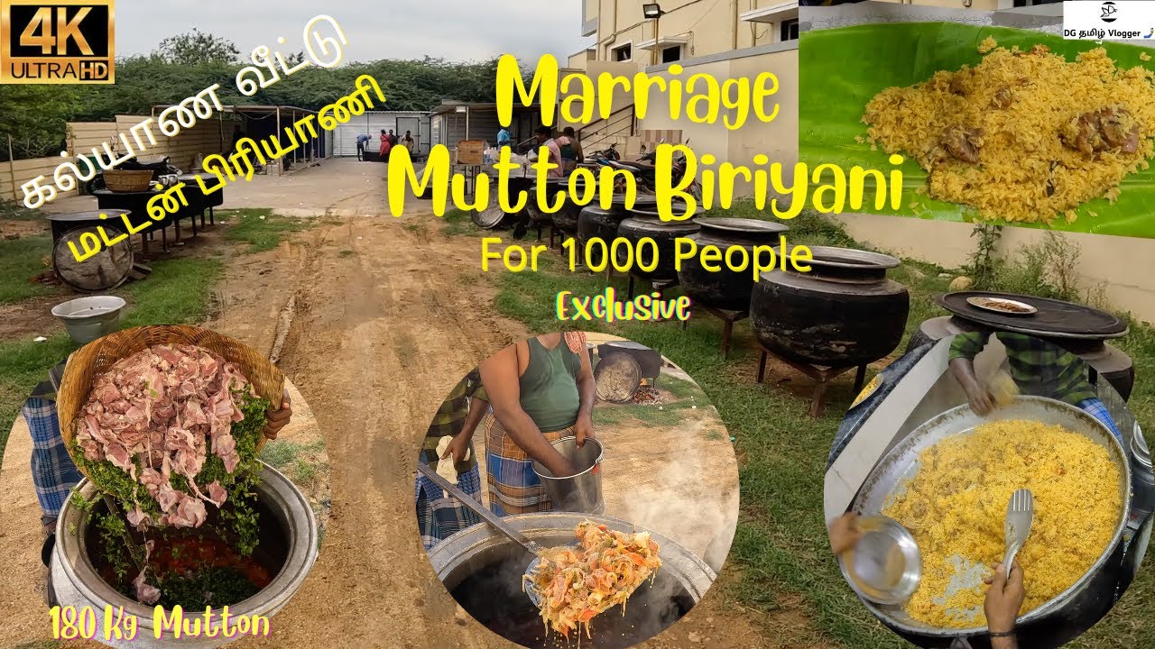 Mutton Biriyani | Chicken 65 |  Wedding Biriyani 350 KG For 1500 People | World Famous | India 👌