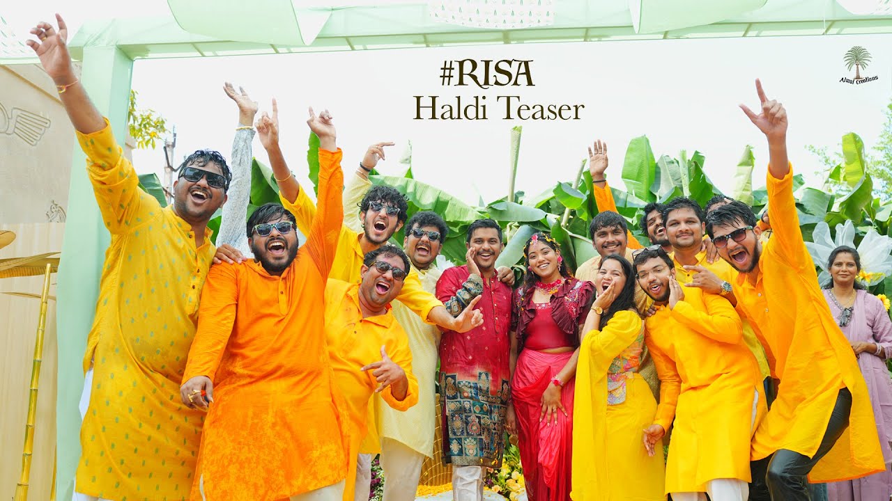 #RISA || Haldi Cinematic Teaser of Rishitha & Sampath || 4K Video ||  Ajwal Creations || 2025